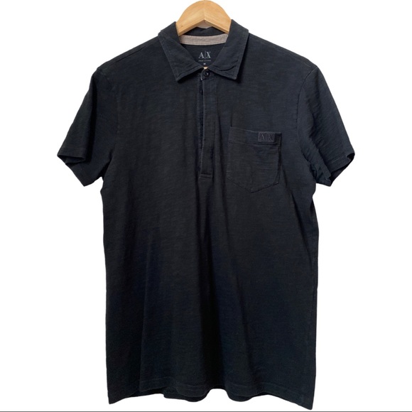 Armani Exchange faded polo tee - Picture 1 of 2